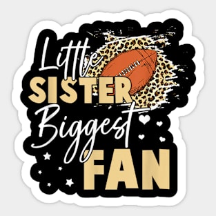 Sister Biggest Football Fan Sticker